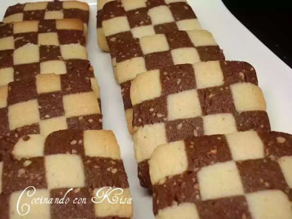 Galletas de ajedrez y espiral (kitchenAid y horno tradicional) - foto 2