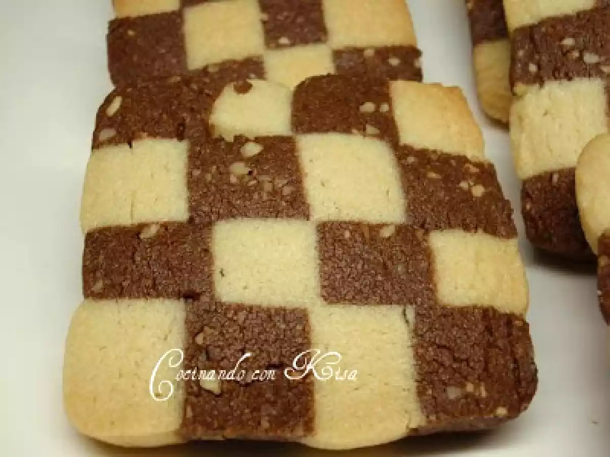 Galletas de ajedrez y espiral (kitchenAid y horno tradicional) - foto 3