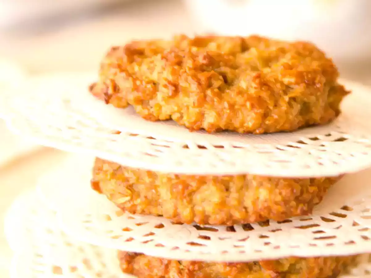 Galletas de avena con pera y canela