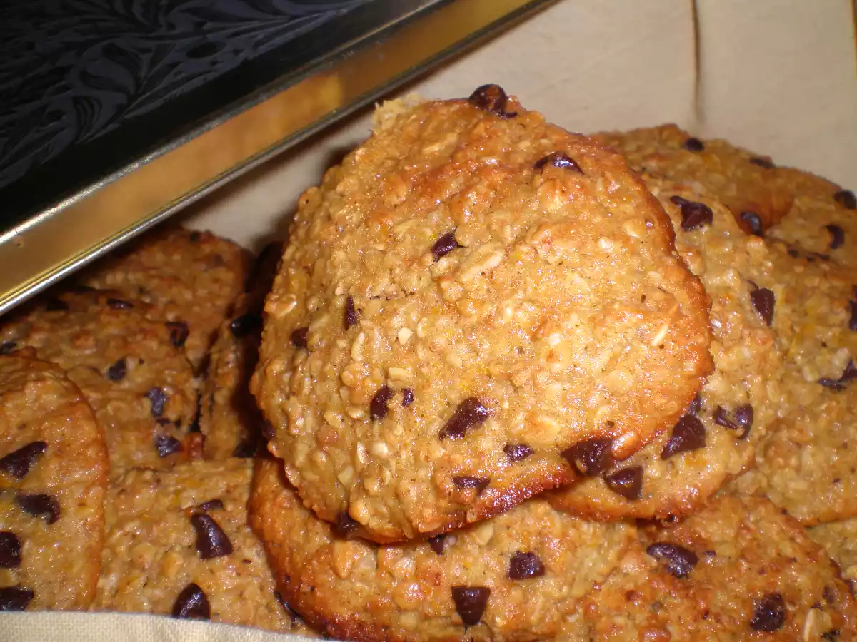 Galletas de avena, naranja y chocolate - foto 3