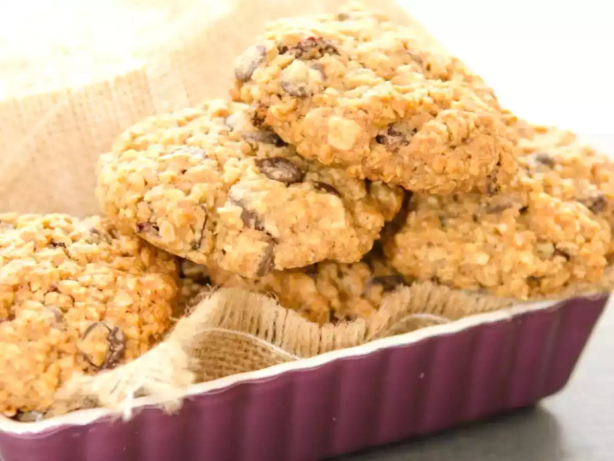 Galletas de avena y pepitas de chocolate