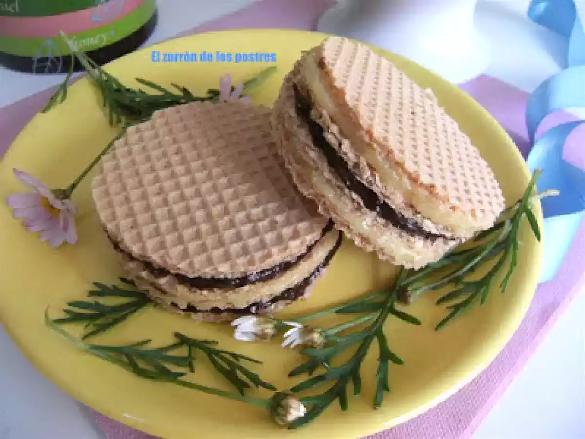 Galletas de Barquillo de Cacao y Miel