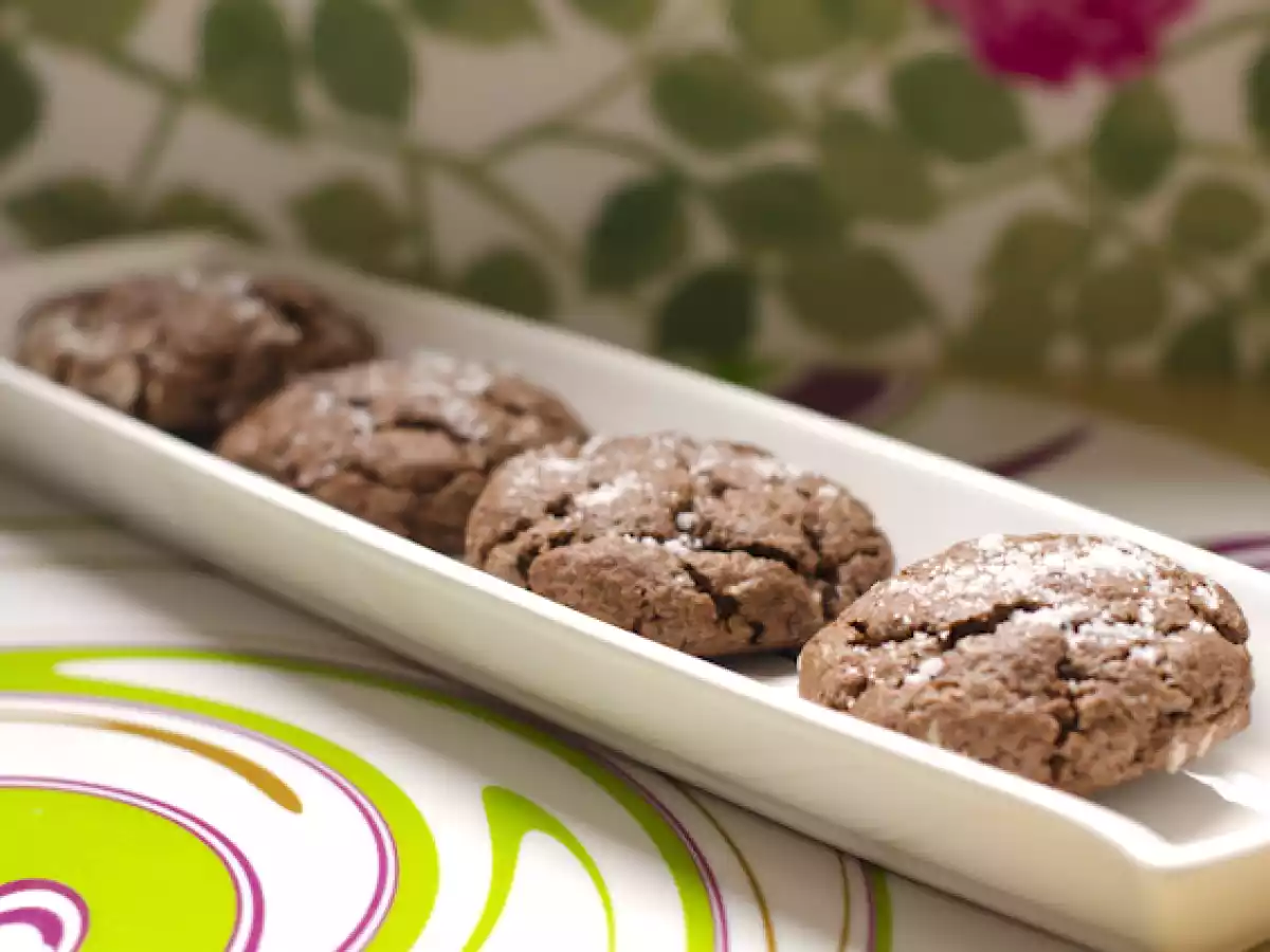 Galletas de chocolate y coco