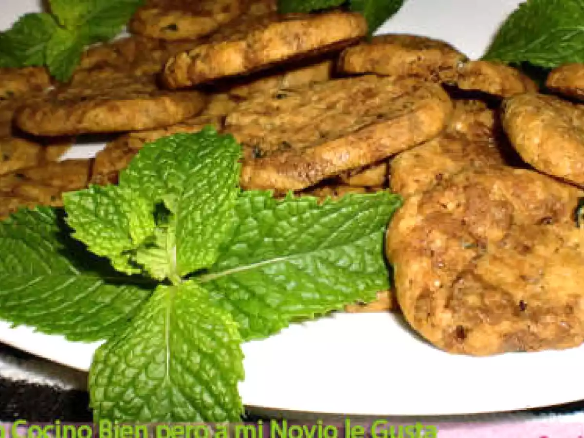 Galletas de Chocolate y Hierbabuena