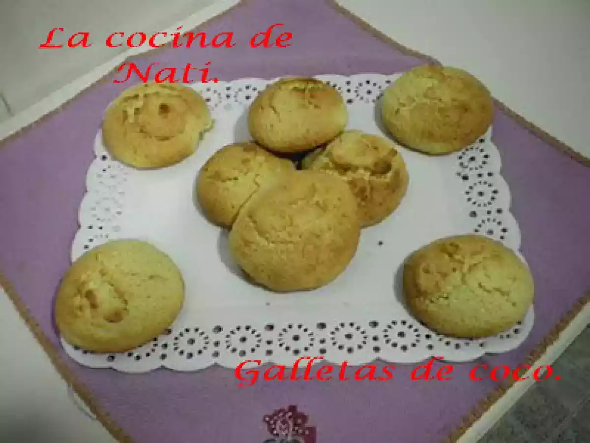 GALLETAS DE COCO.