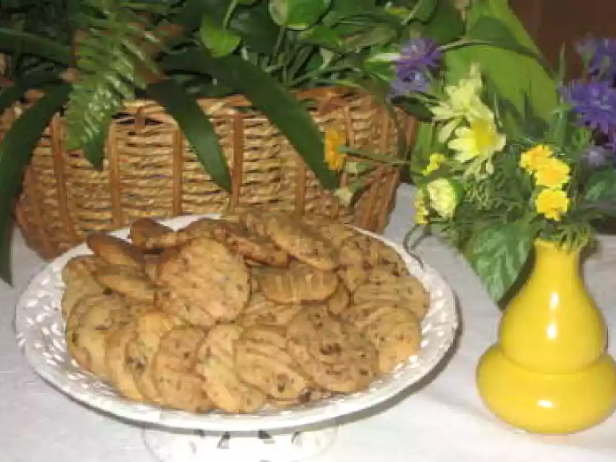 Galletas de Crema de Cacahuete y Pepitas de Chocolate