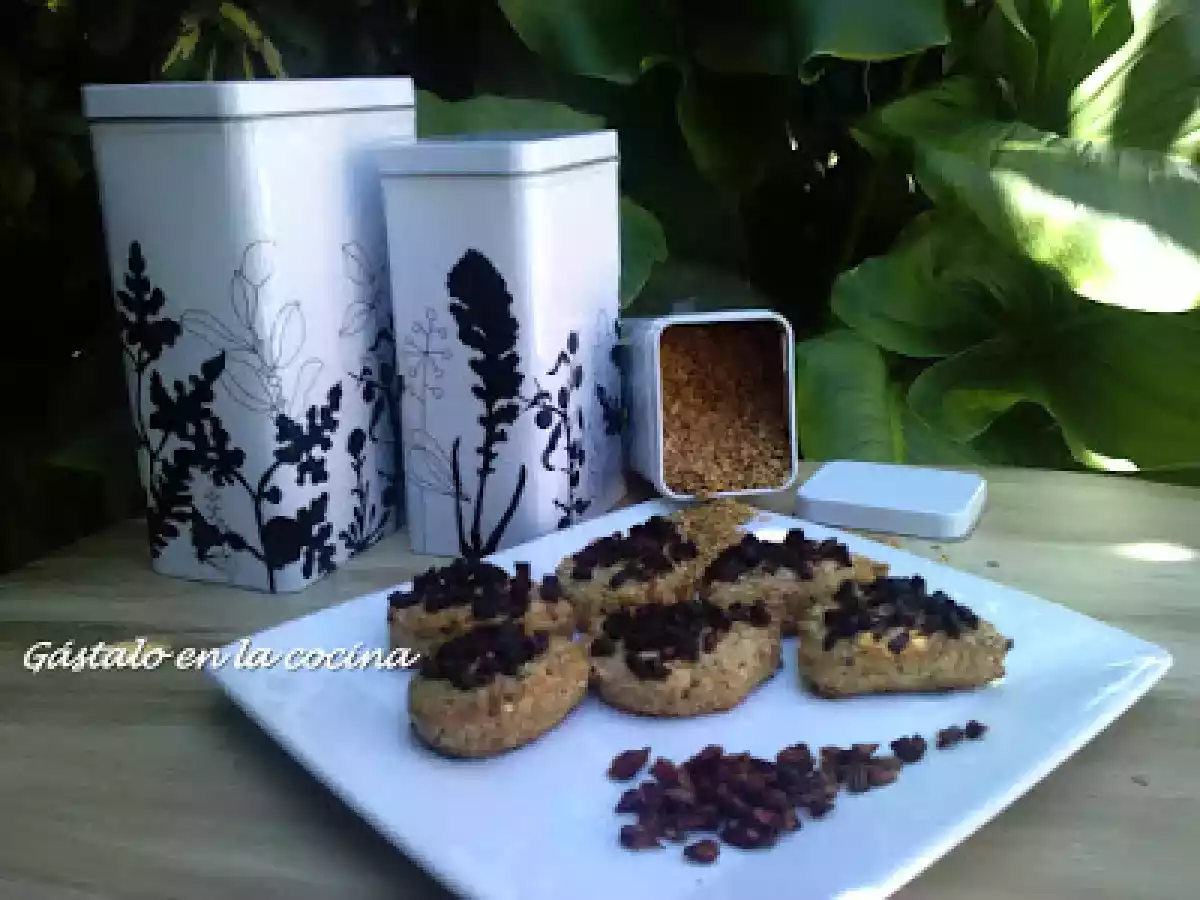 GALLETAS DE LINO Y GRANADA