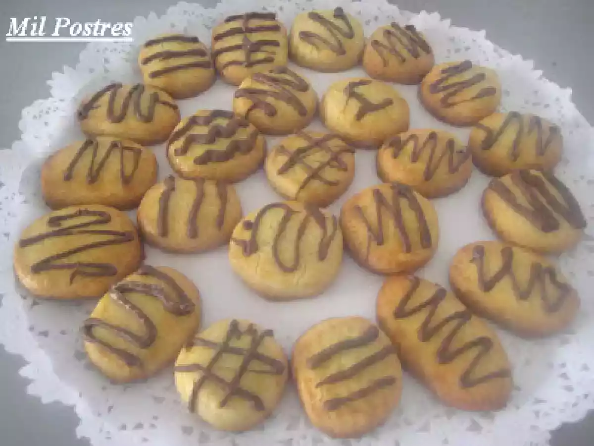 Galletas de mantequilla, almendras y chocolate Deliciosas y sencillas - foto 5