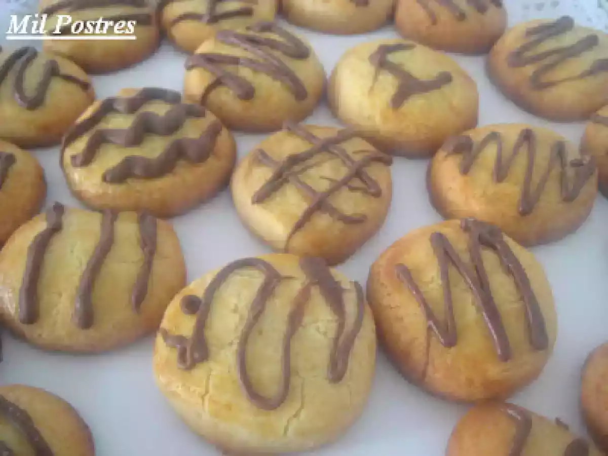 Galletas de mantequilla, almendras y chocolate Deliciosas y sencillas - foto 6