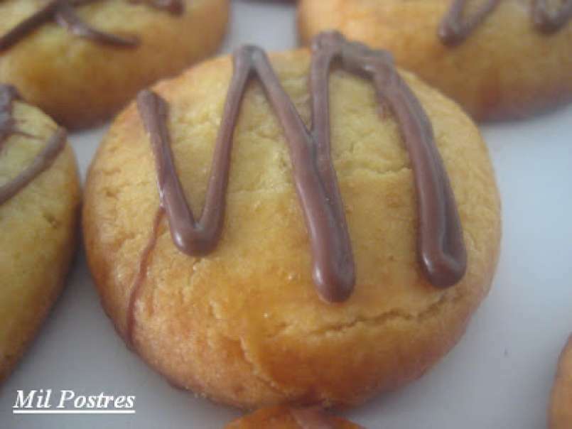 Galletas de mantequilla, almendras y chocolate Deliciosas y sencillas - foto 7