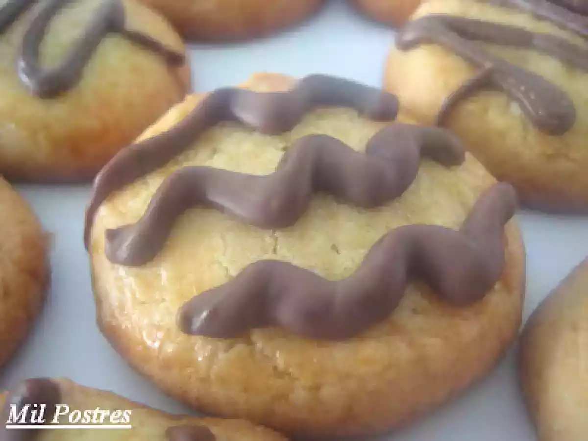 Galletas de mantequilla, almendras y chocolate Deliciosas y sencillas - foto 8