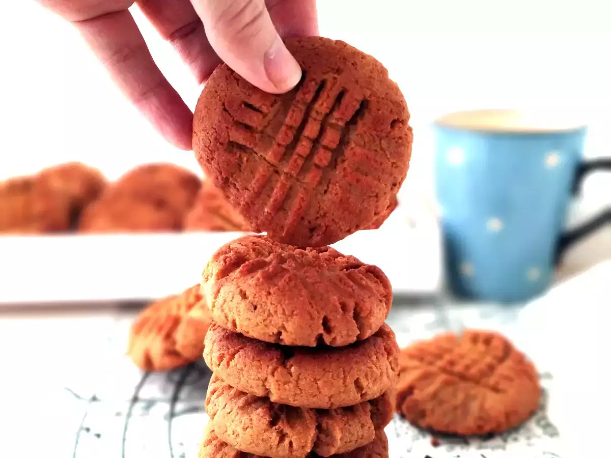 GALLETAS DE MANTEQUILLA DE CACAHUETE - foto 2