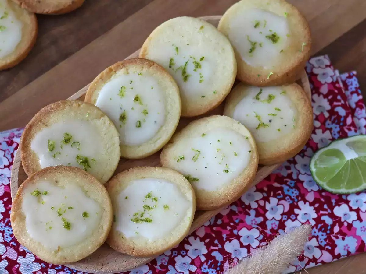 Galletas de mantequilla y lima con glaseado - foto 2