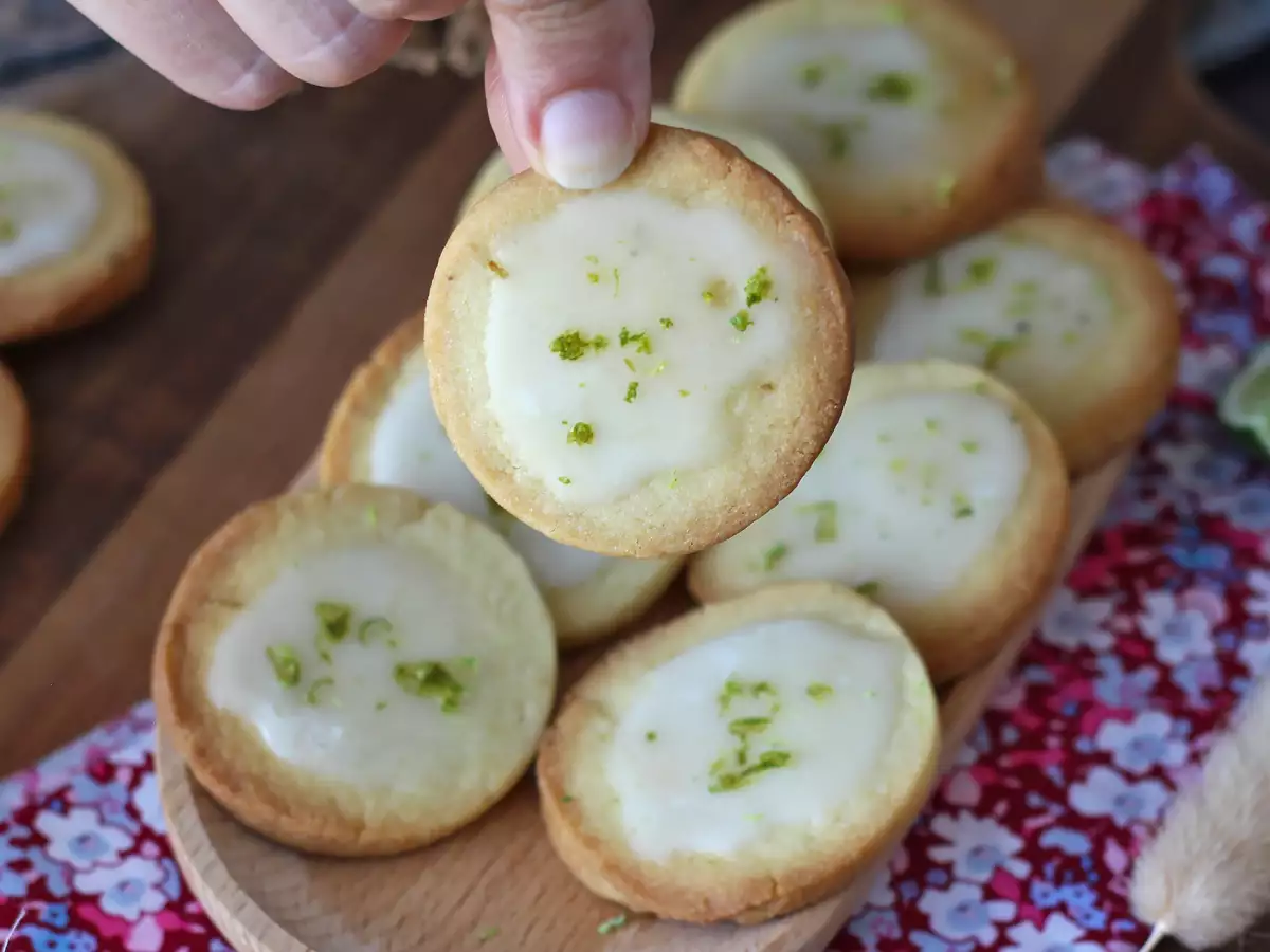 Galletas de mantequilla y lima con glaseado - foto 3