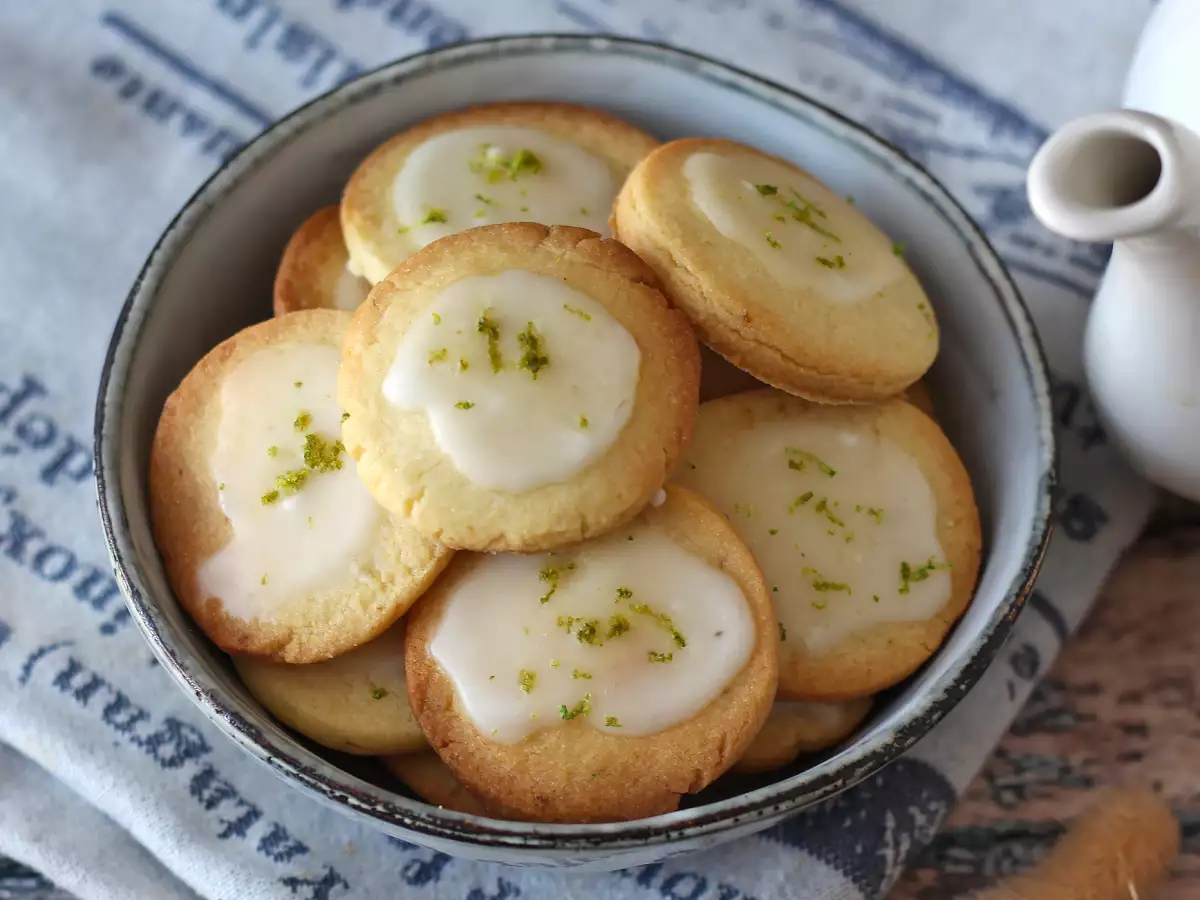 Galletas de mantequilla y lima con glaseado - foto 4