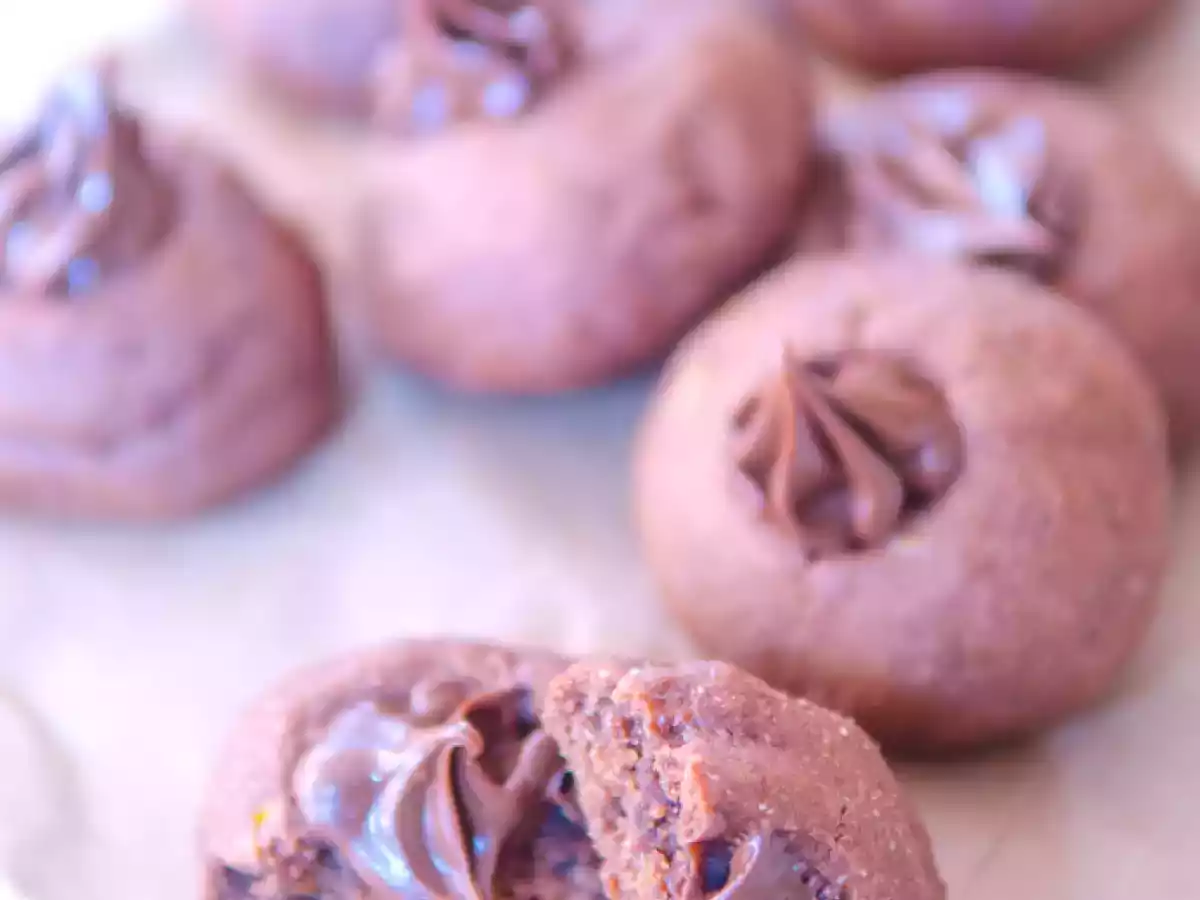 Galletas de nutella y plátano