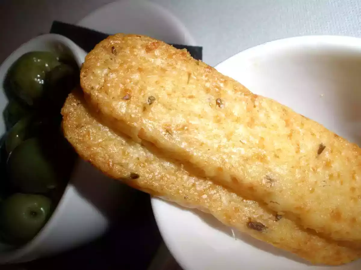 Galletas de parmesano y sésamo