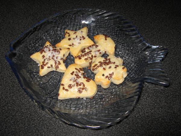 Galletas de queso azul