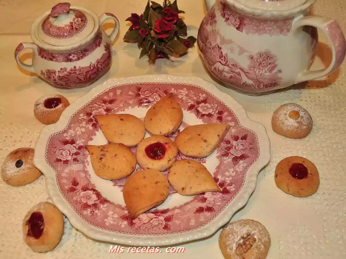 Galletas de yogur de fresa y arándanos - foto 2