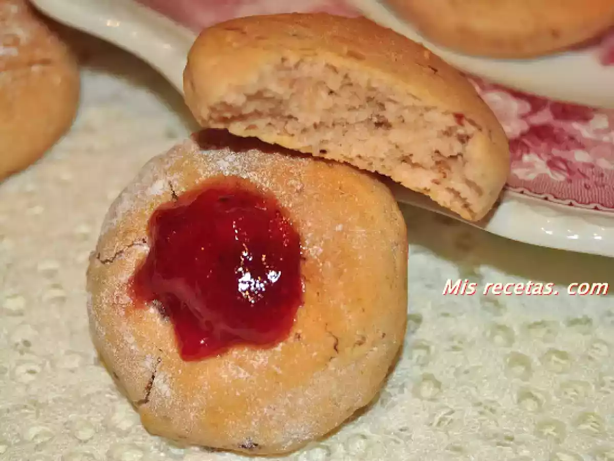 Galletas de yogur de fresa y arándanos - foto 3