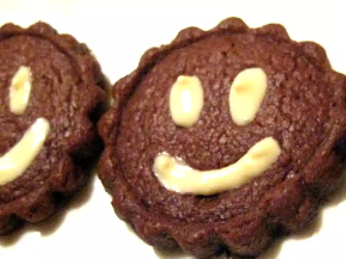 GALLETAS DECORADAS CON GOTITAS DE DOS CHOCOLATES Y DE CARAMELO - foto 6