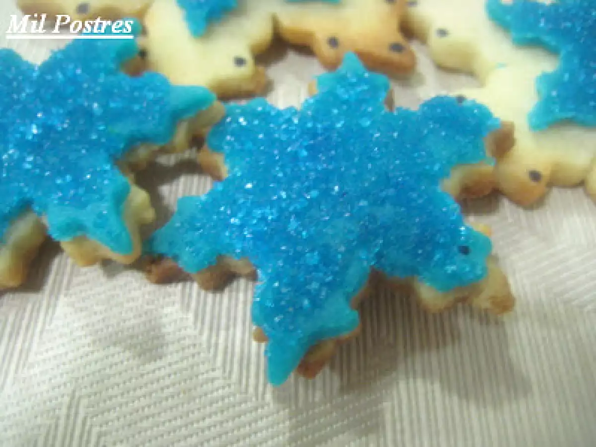 Galletas decoradas de Navidad II, Copos de nieve - foto 2