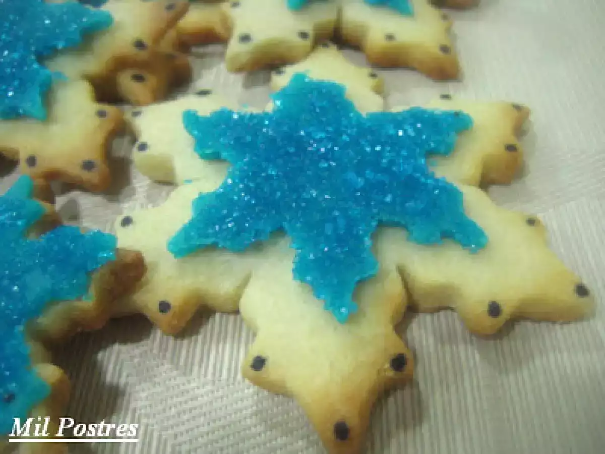 Galletas decoradas de Navidad II, Copos de nieve - foto 3
