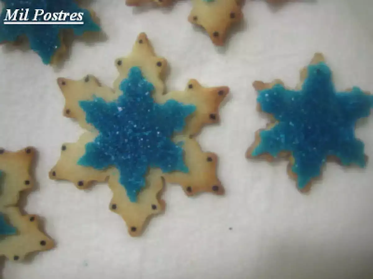 Galletas decoradas de Navidad II, Copos de nieve - foto 4