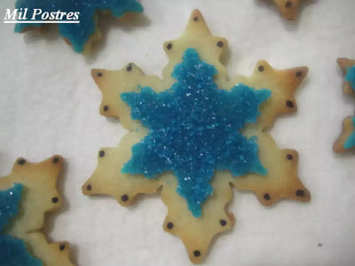 Galletas decoradas de Navidad II, Copos de nieve - foto 5