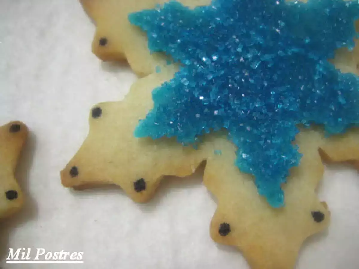 Galletas decoradas de Navidad II, Copos de nieve - foto 6