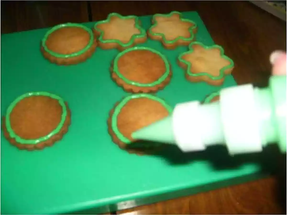 GALLETAS GLASEADAS CON LA TECNICA DE BARRIDO - foto 3