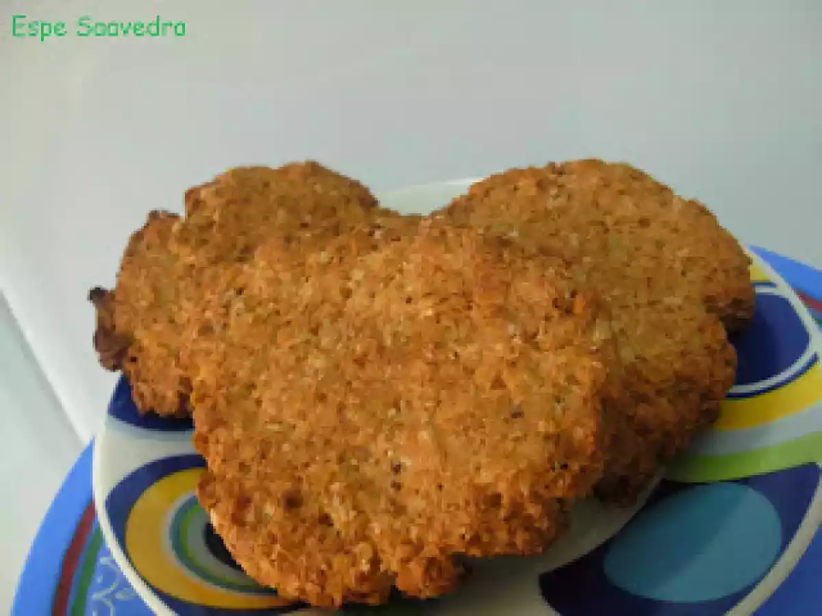 Galletas integrales de avena