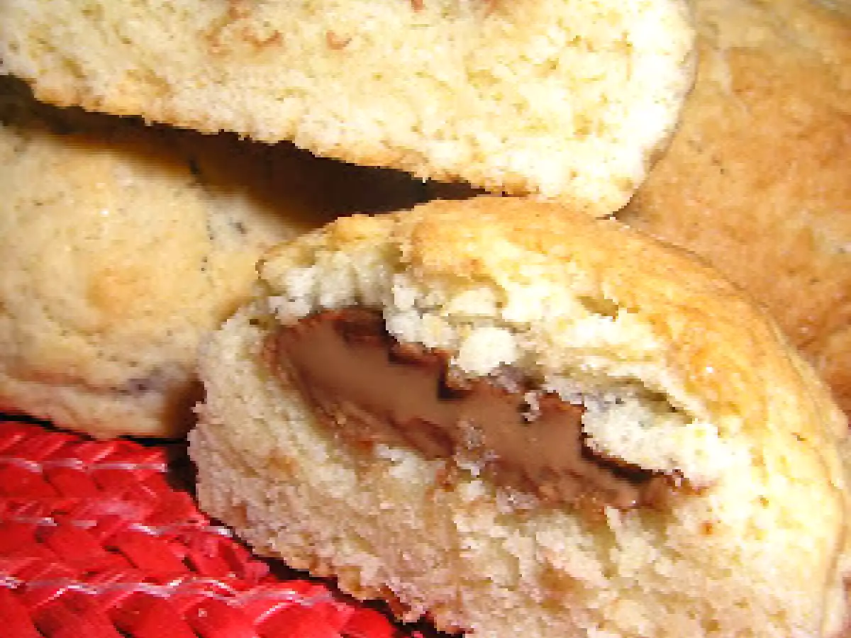 Galletas rellenas de chocolate