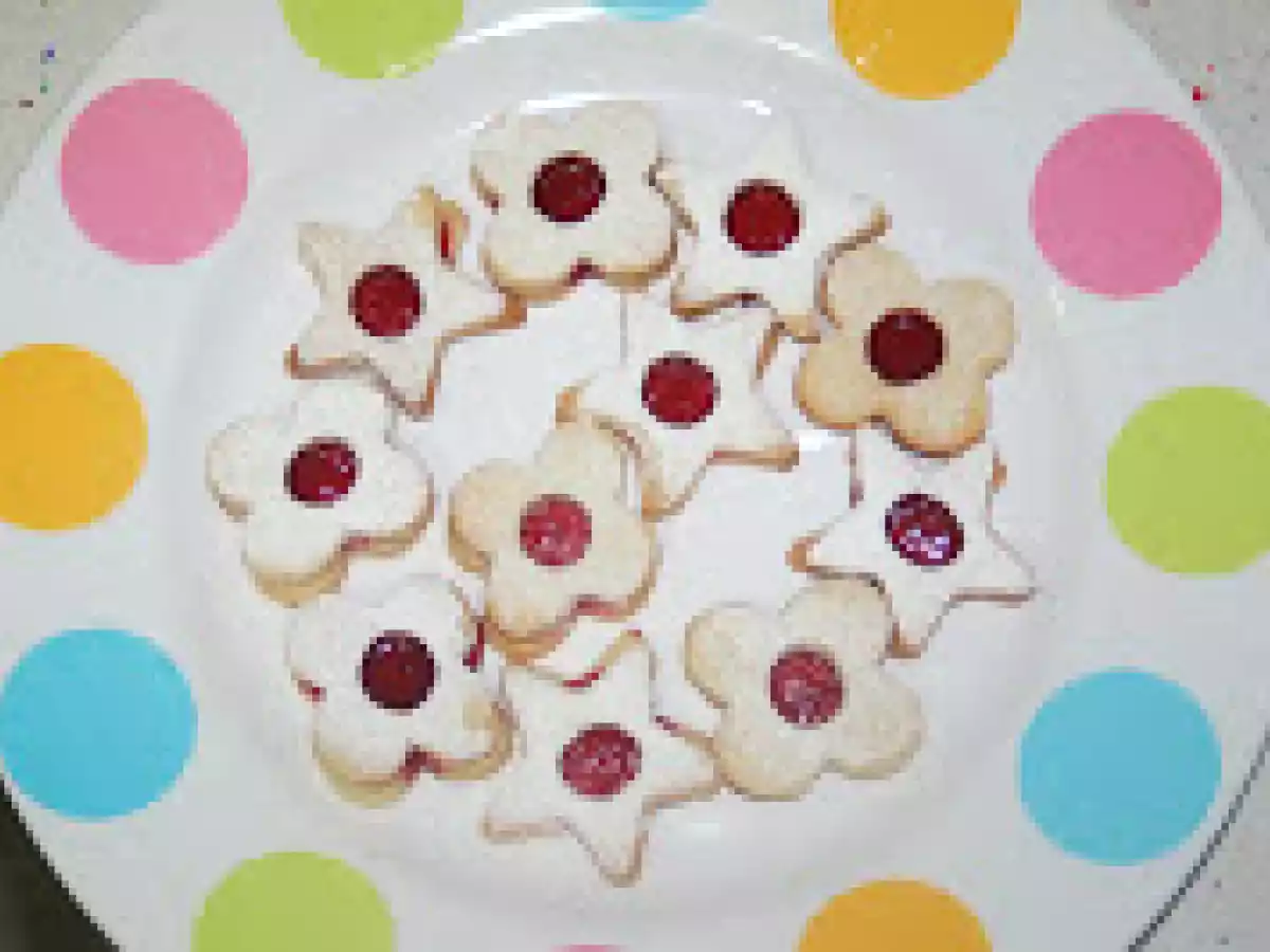 GALLETAS RELLENAS DE MERMELADA DE FRUTOS ROJOS - foto 2