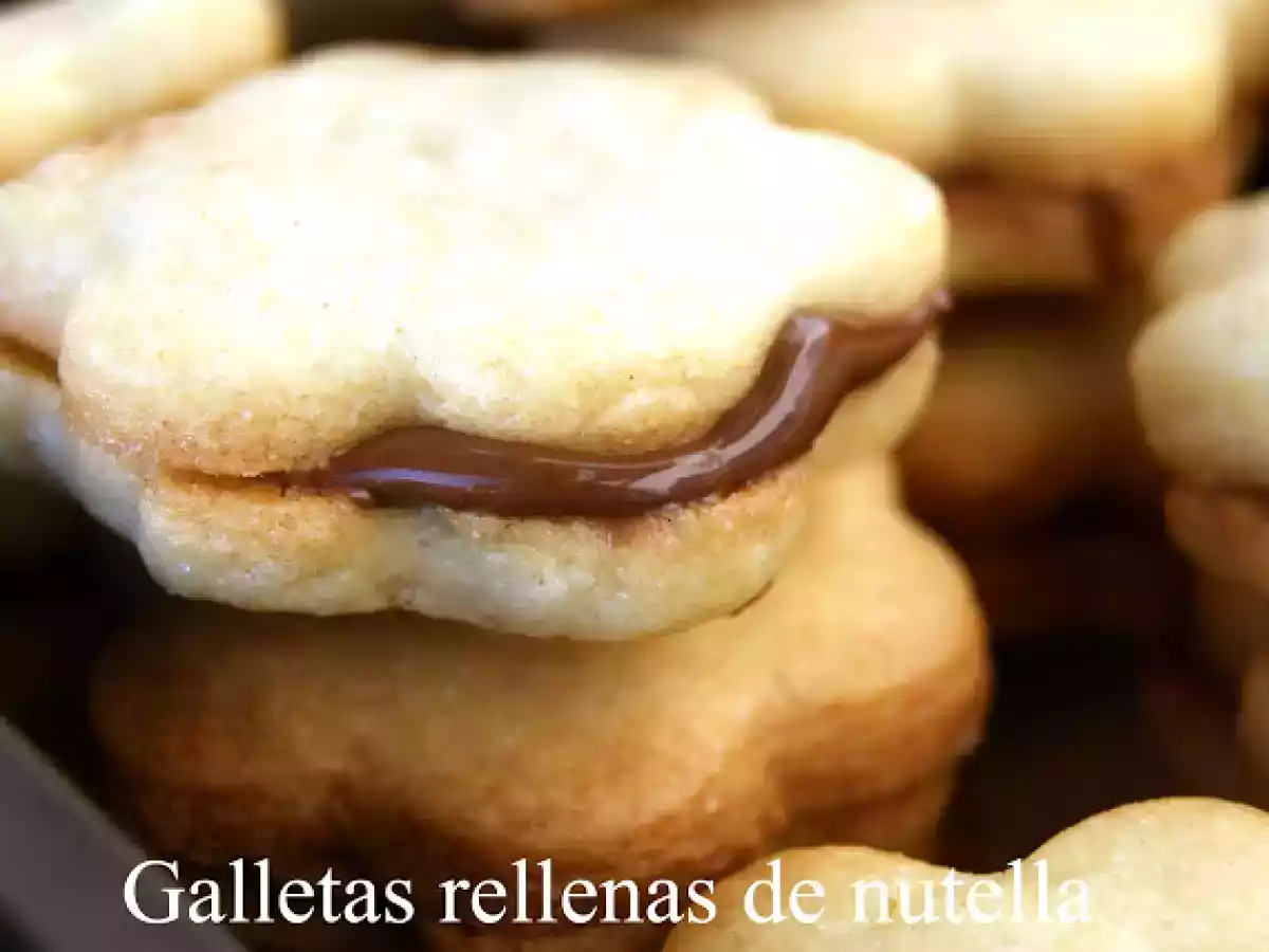 GALLETAS RELLENAS DE NUTELLA - foto 2