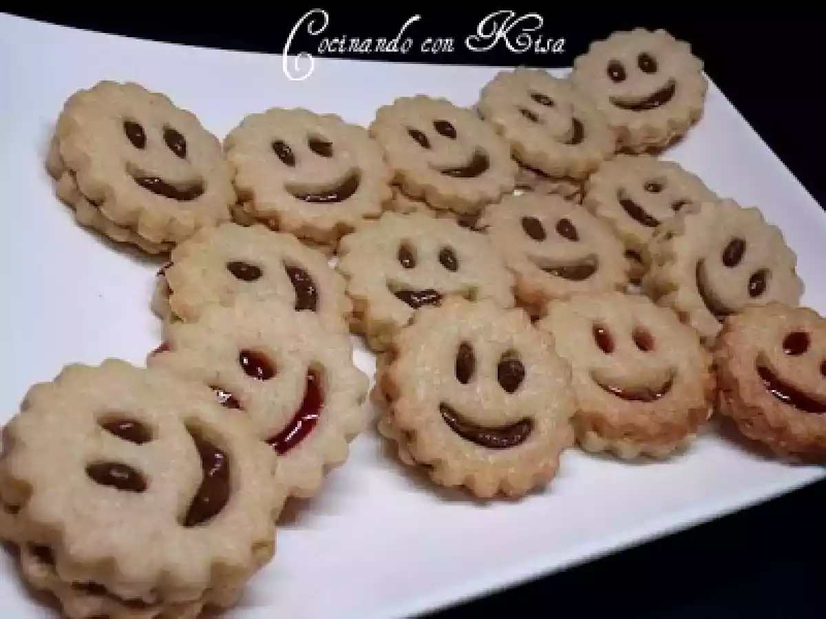 Galletas rellenas de nuttela (horno tradicional)
