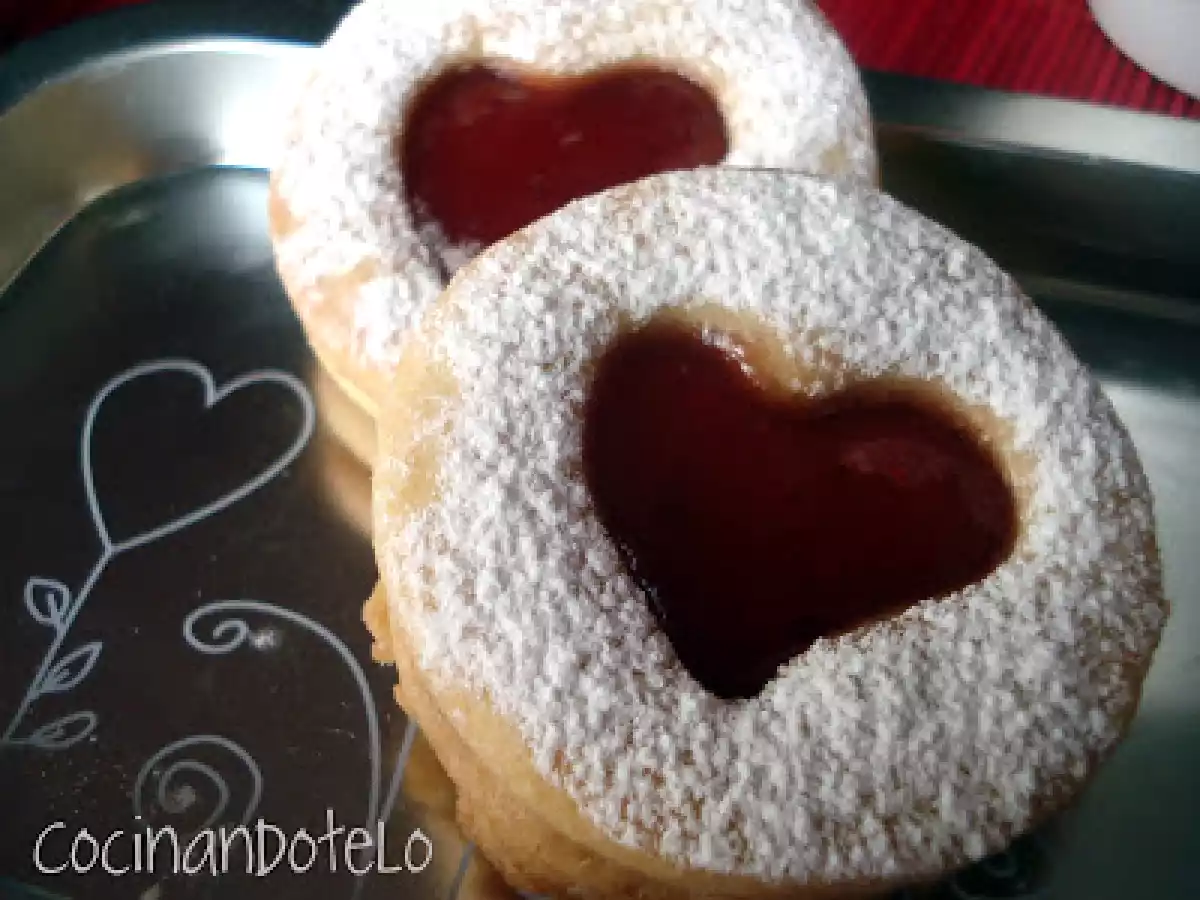Galletas rellenas para San Valentín - foto 2