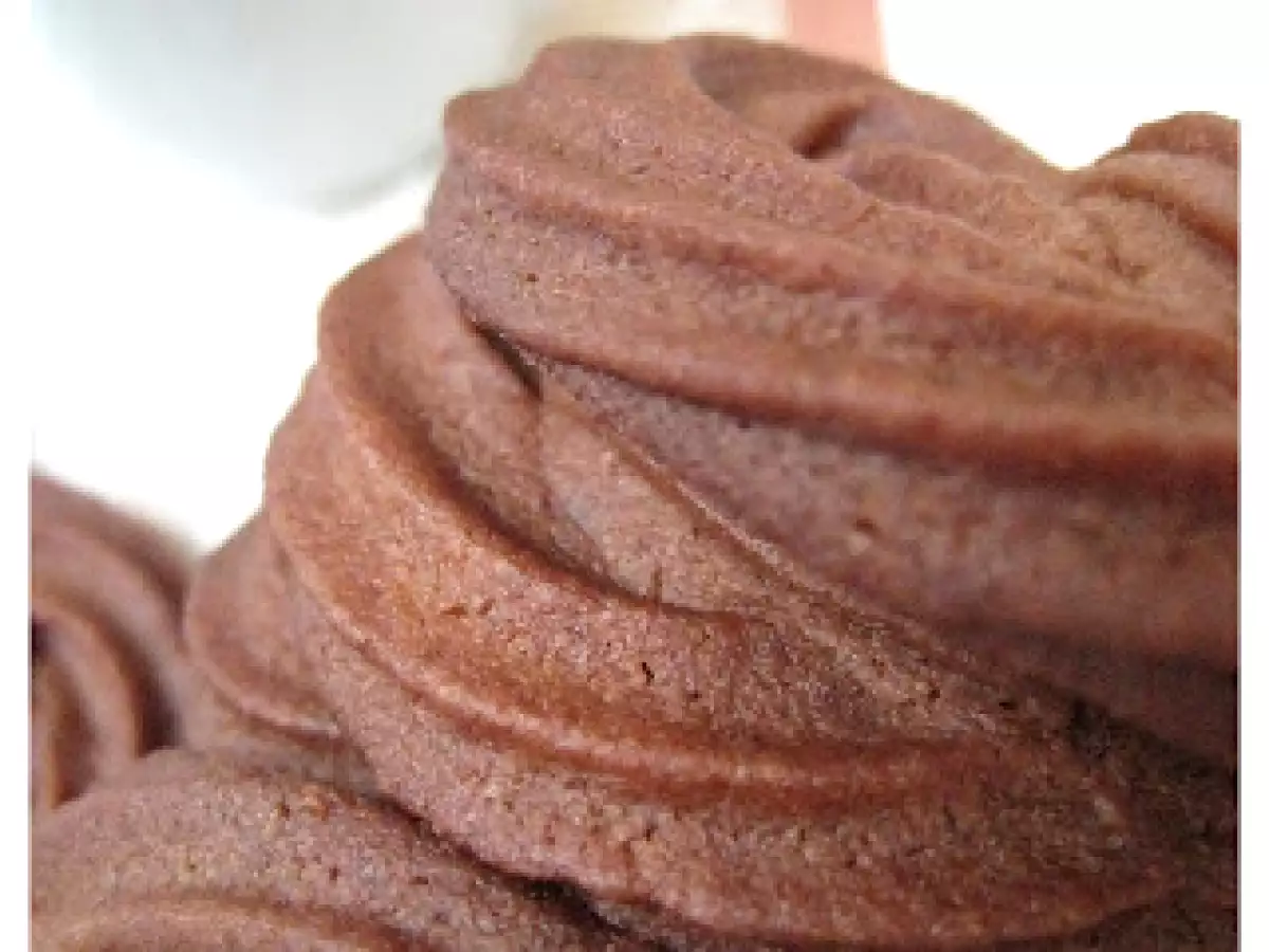 Galletas sablé de chocolate