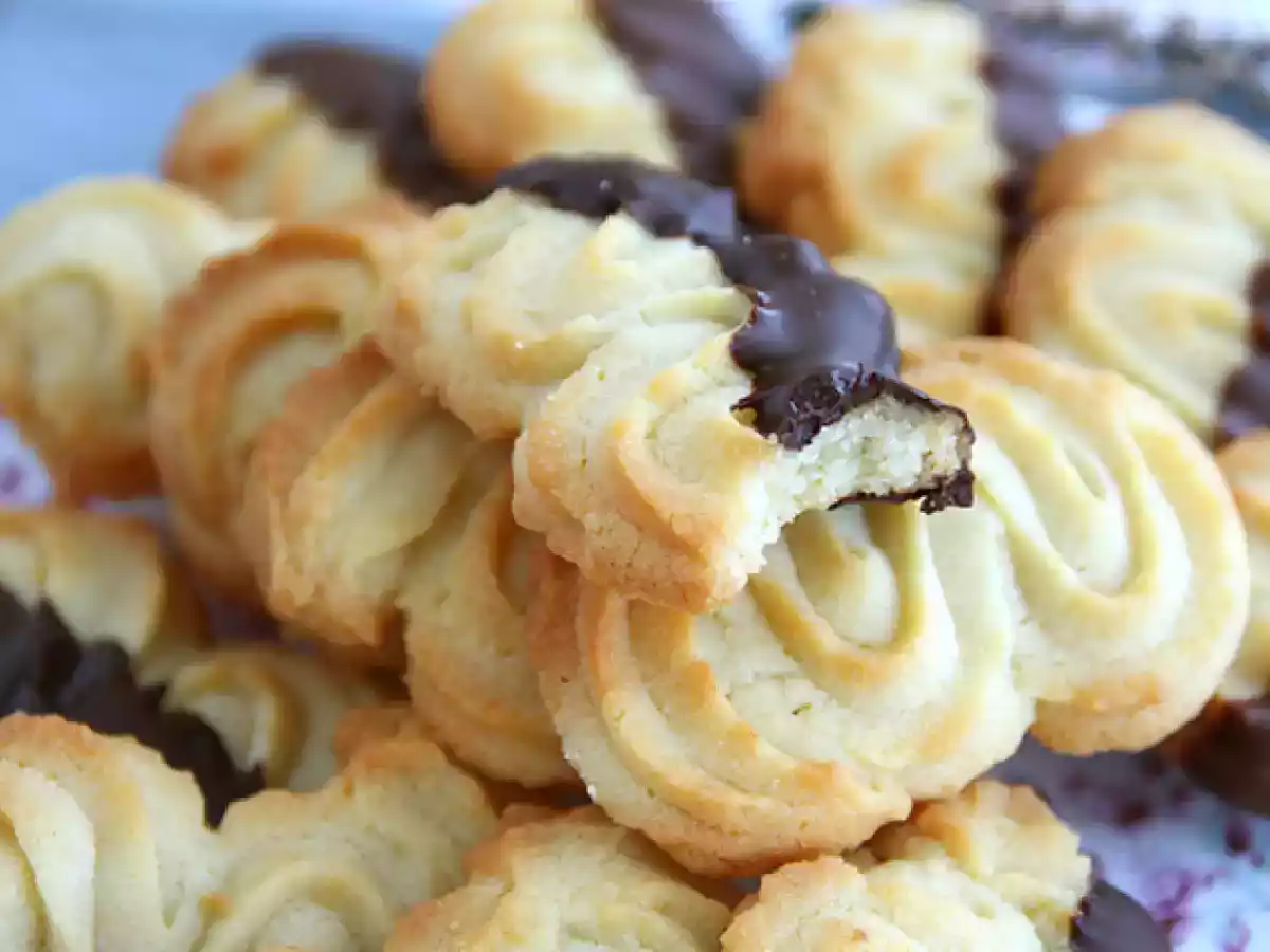 Galletas spritz con chocolate (pastas de té) - foto 4