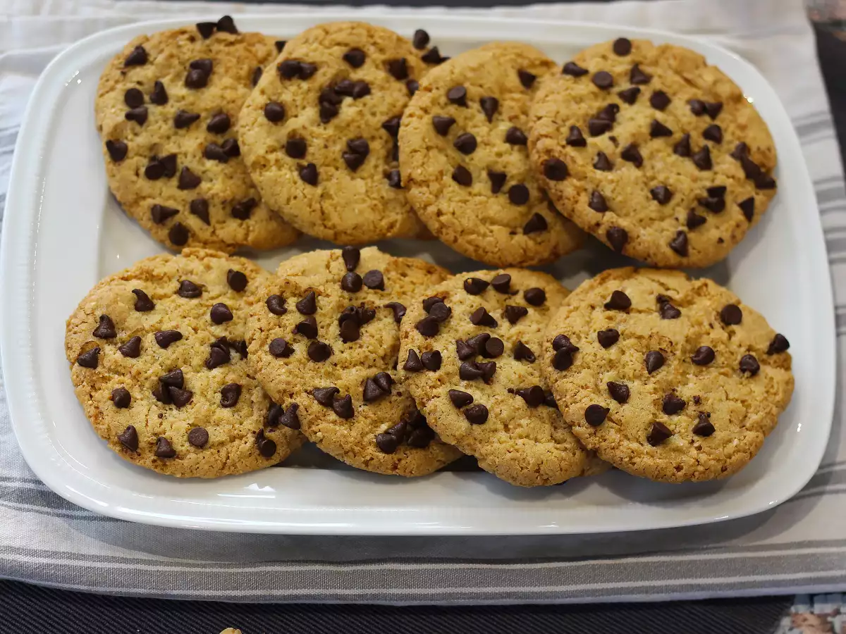 Galletas veganas de almendras y pepitas de chocolate - foto 2