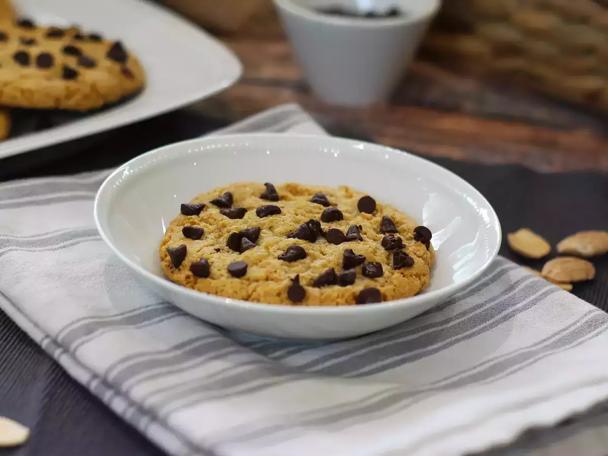 Galletas veganas de almendras y pepitas de chocolate - foto 5