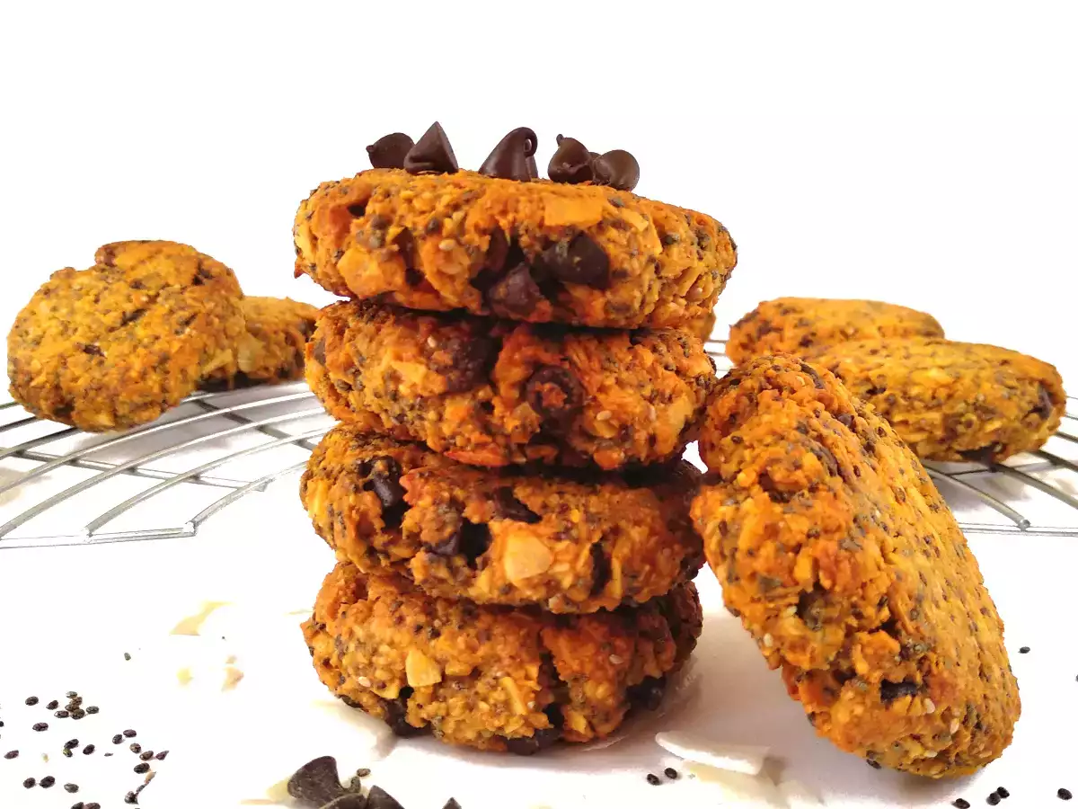 Galletas veganas de calabaza, coco y chía - foto 2