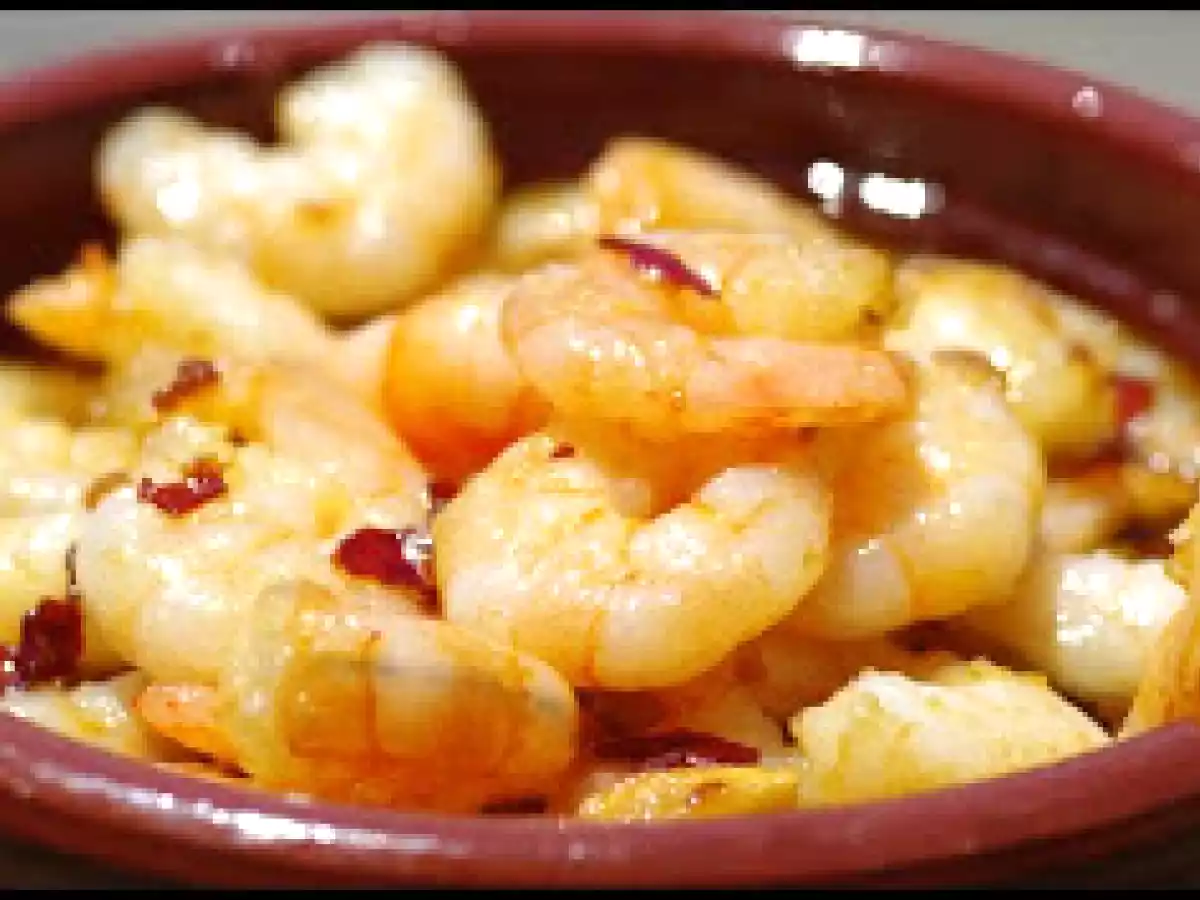 Gambas al ajillo fácil