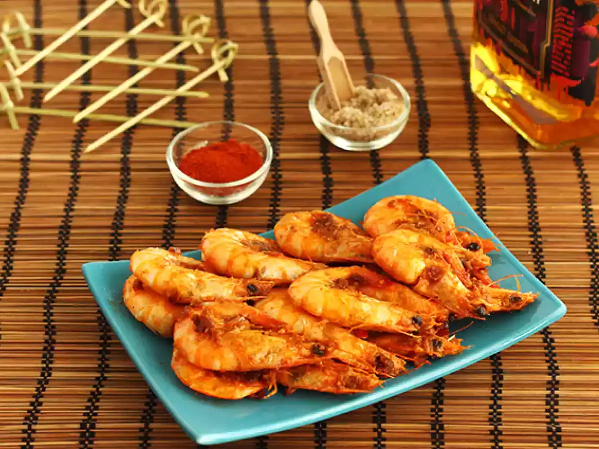 Gambas flambeadas al whisky - foto 2