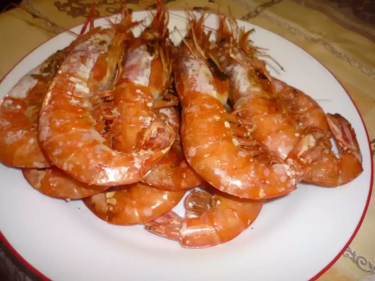 Gambones a la Plancha y Mejillones al vapor