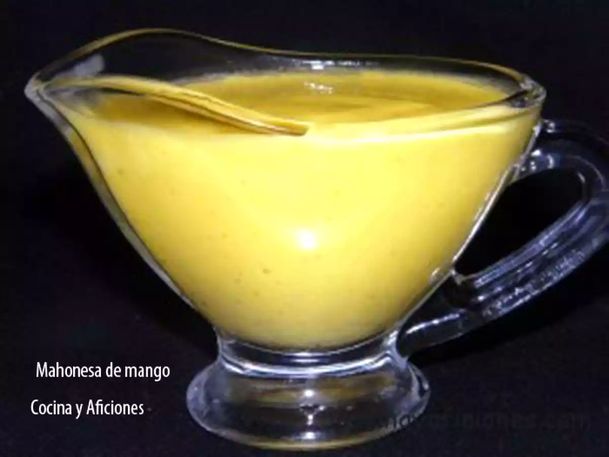 Gambones con mahonesa de mango, receta - foto 2