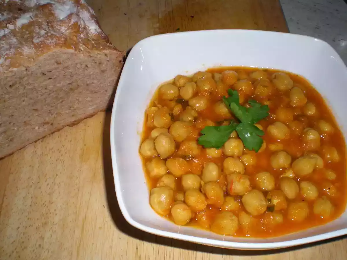 Garbanzos a la cerveza
