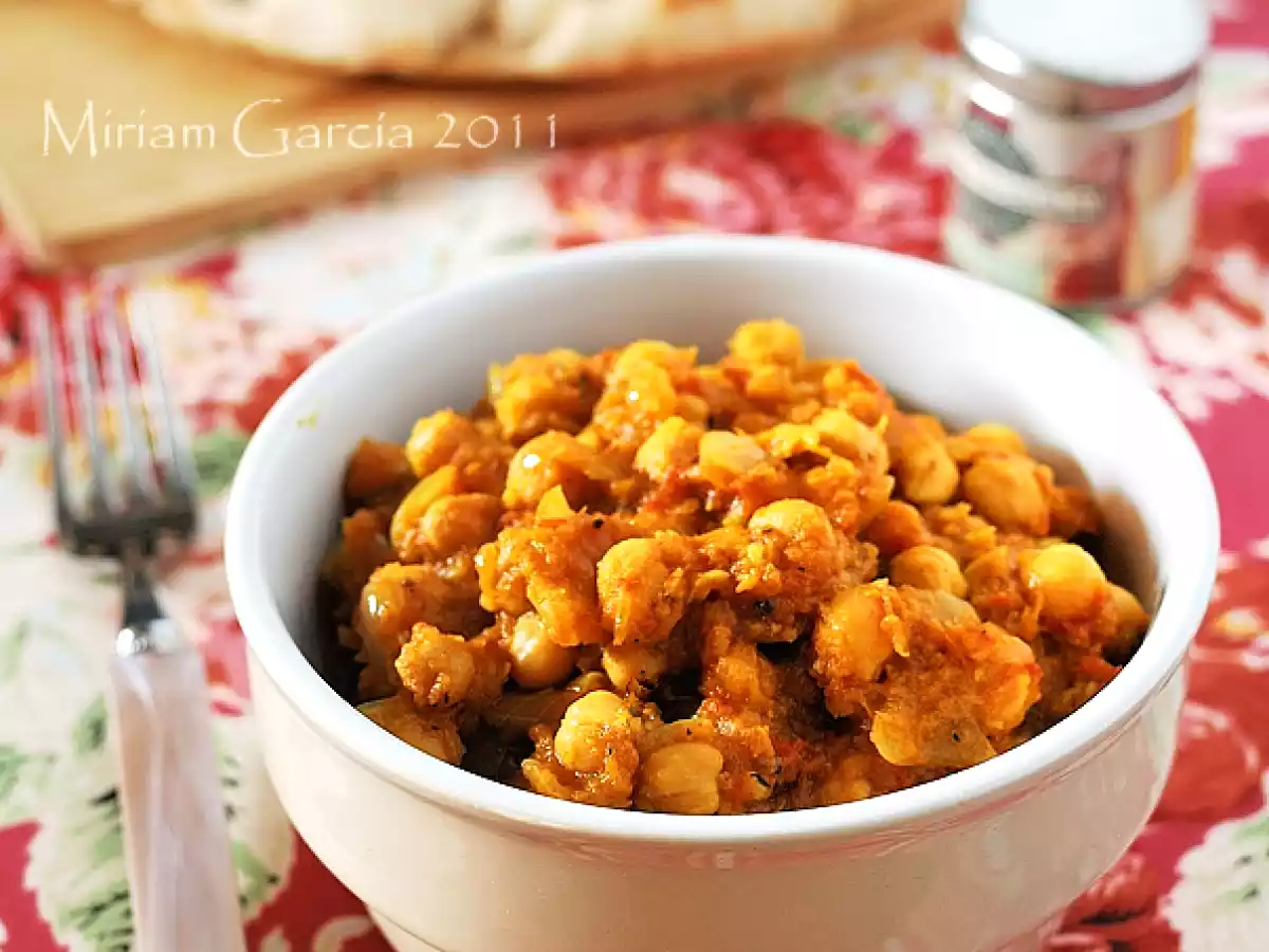 Garbanzos al curry