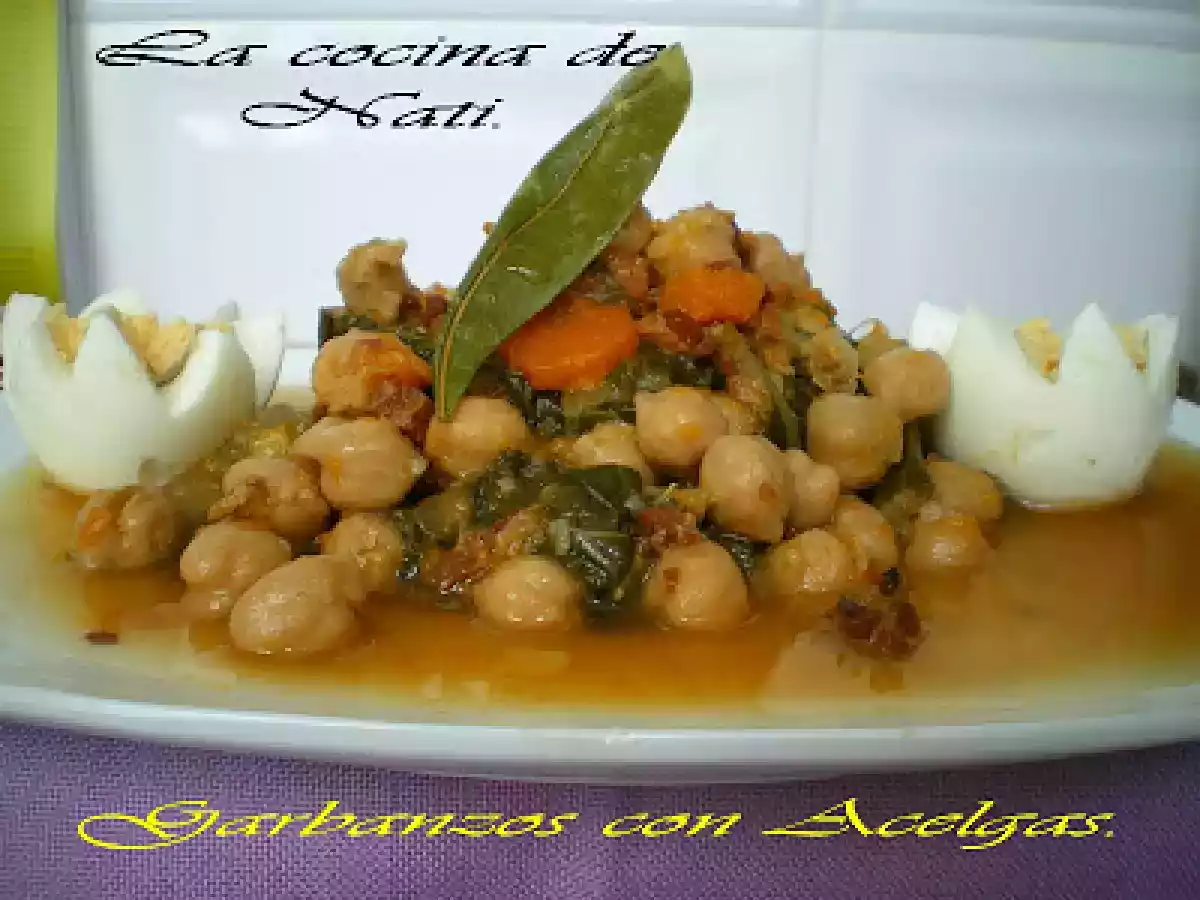 GARBANZOS CON ACELGAS. - foto 3