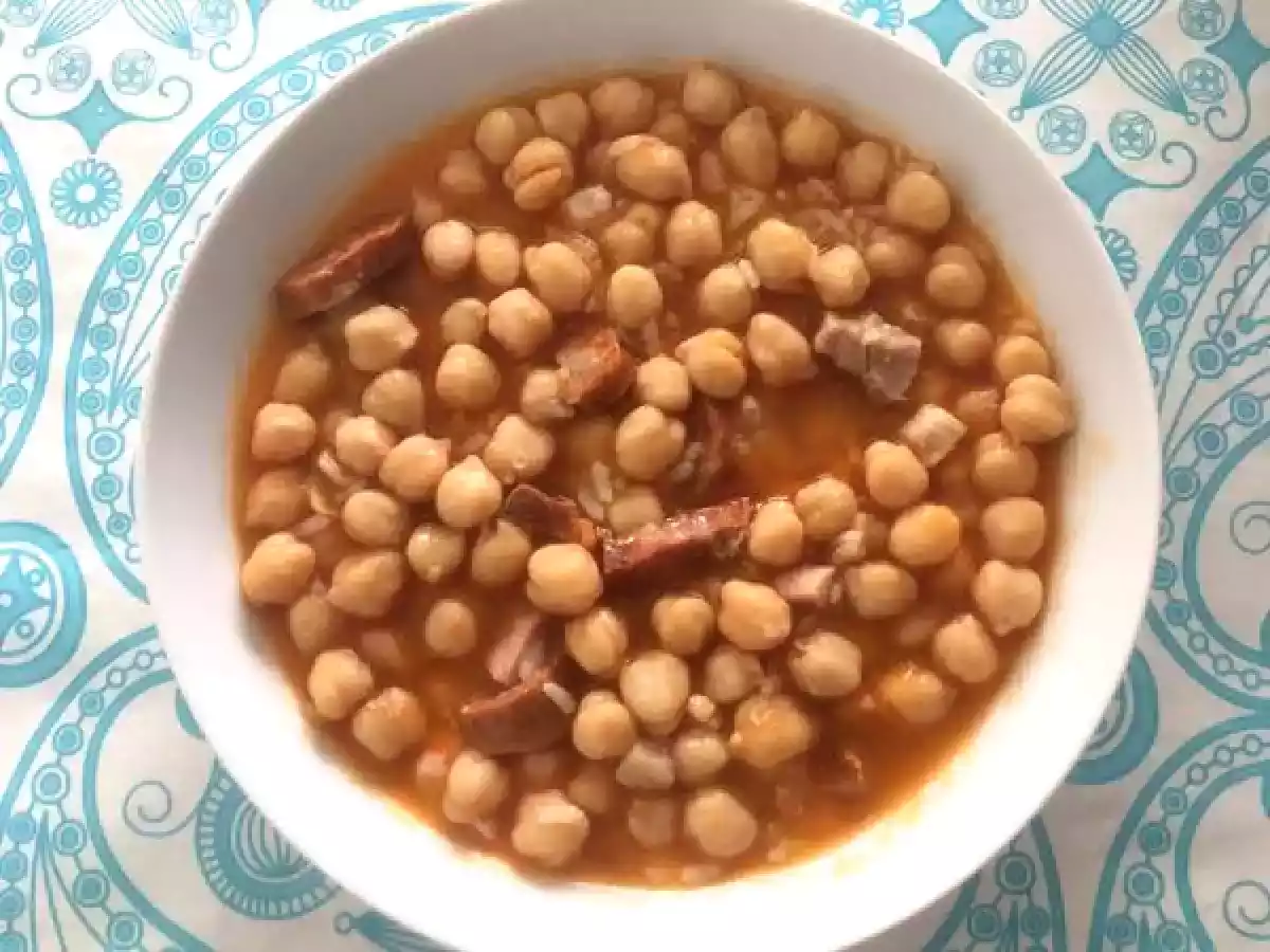 Garbanzos con arroz Fussioncook y tradicional